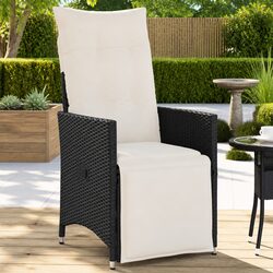 Premium Adjustable Reclining Garden Chair with Cushions