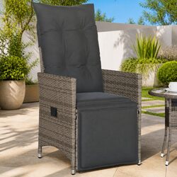High-Quality Reclining Garden Chair with Cushions
