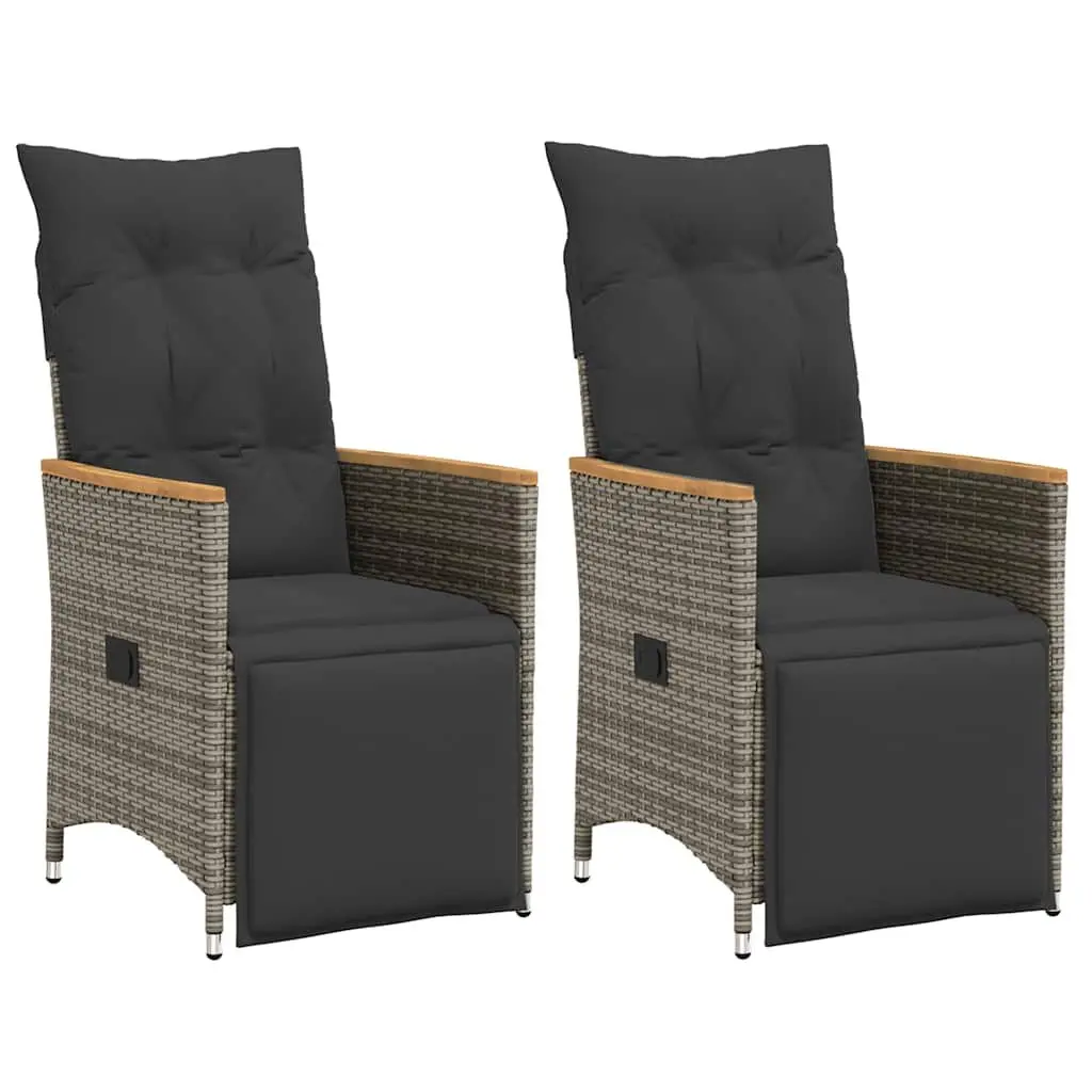 Adjustable Reclining Garden Chairs Set of 2
