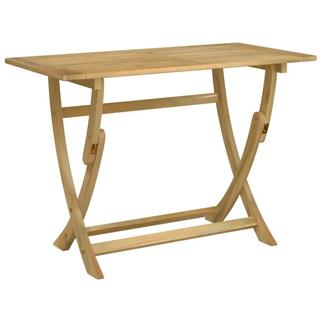 Folding Garden Table 110x55x75cm for Patio