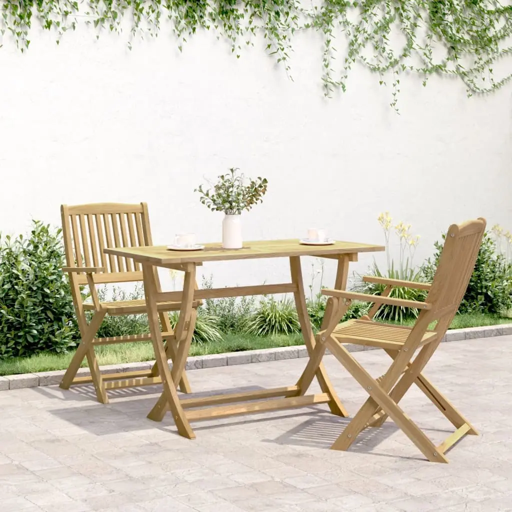 Folding Garden Table 110x55x75cm for Patio