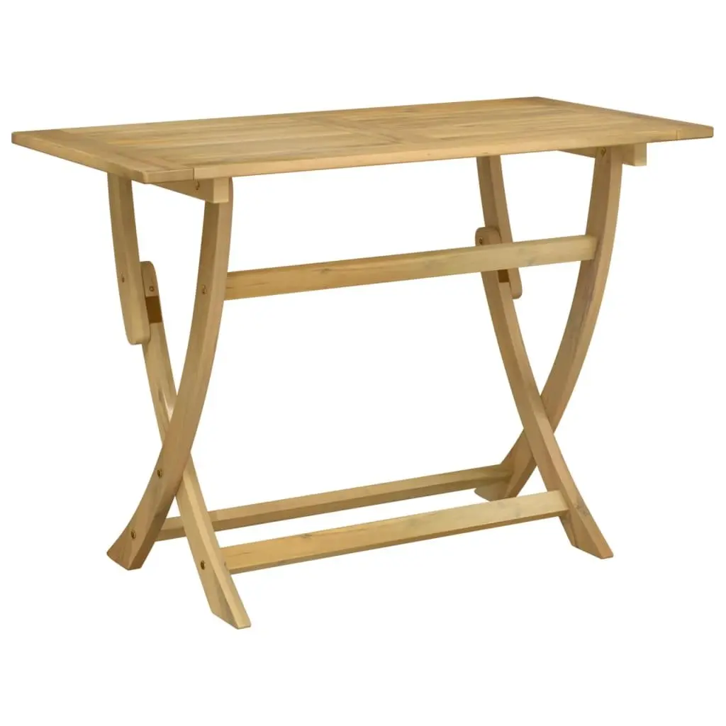 Folding Garden Table 110x55x75cm for Patio