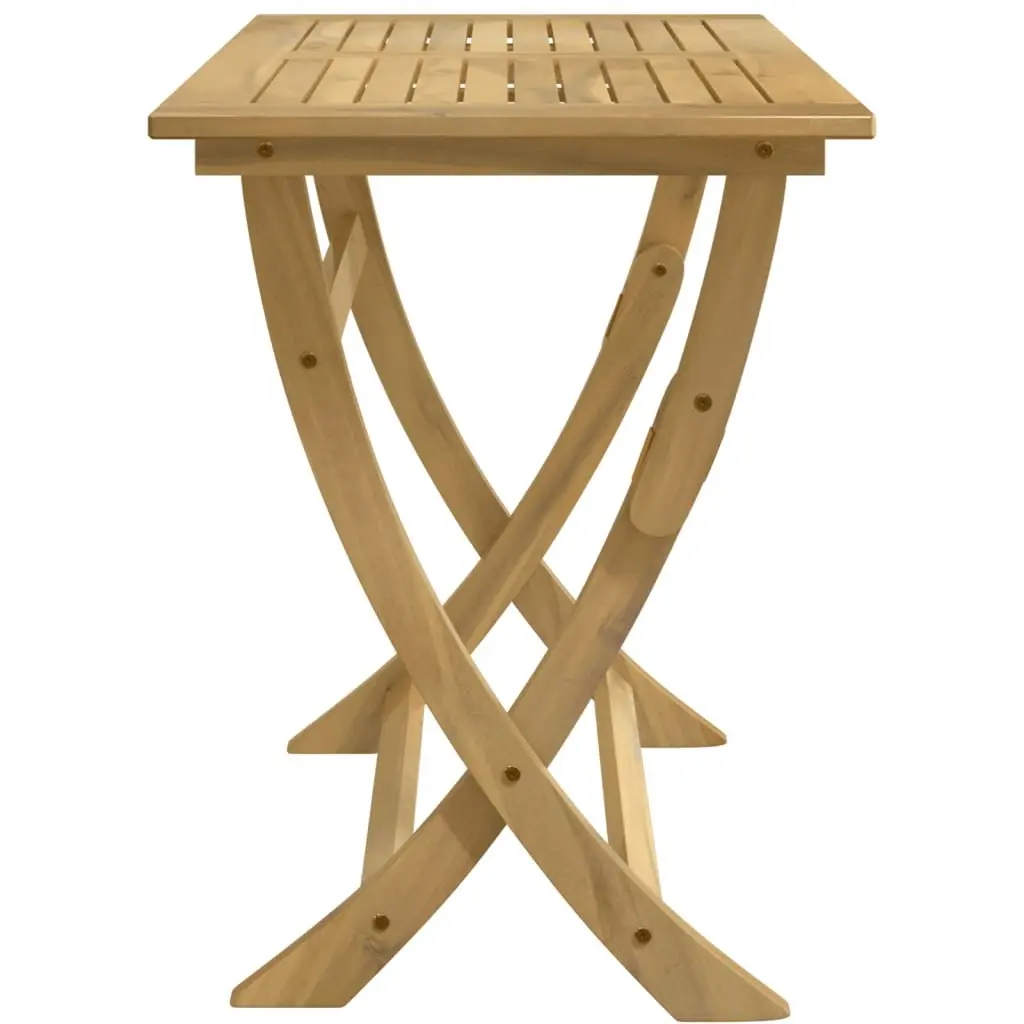 Folding Garden Table 110x55x75cm for Patio