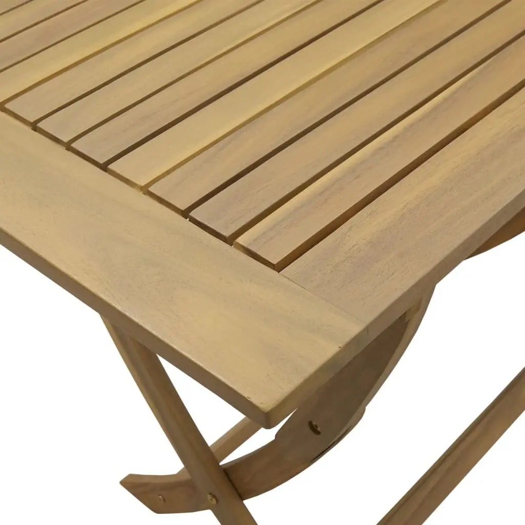 Folding Garden Table 110x55x75cm for Patio
