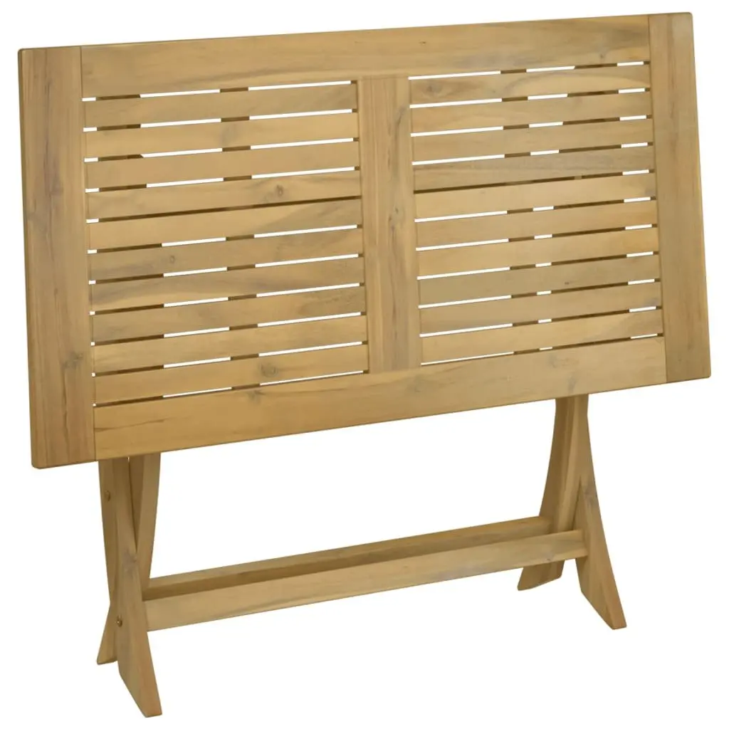 Folding Garden Table 110x55x75cm for Patio