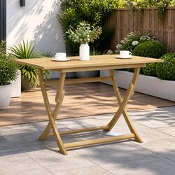 Sturdy Folding Garden Table for Outdoor Dining 120x70x75cm