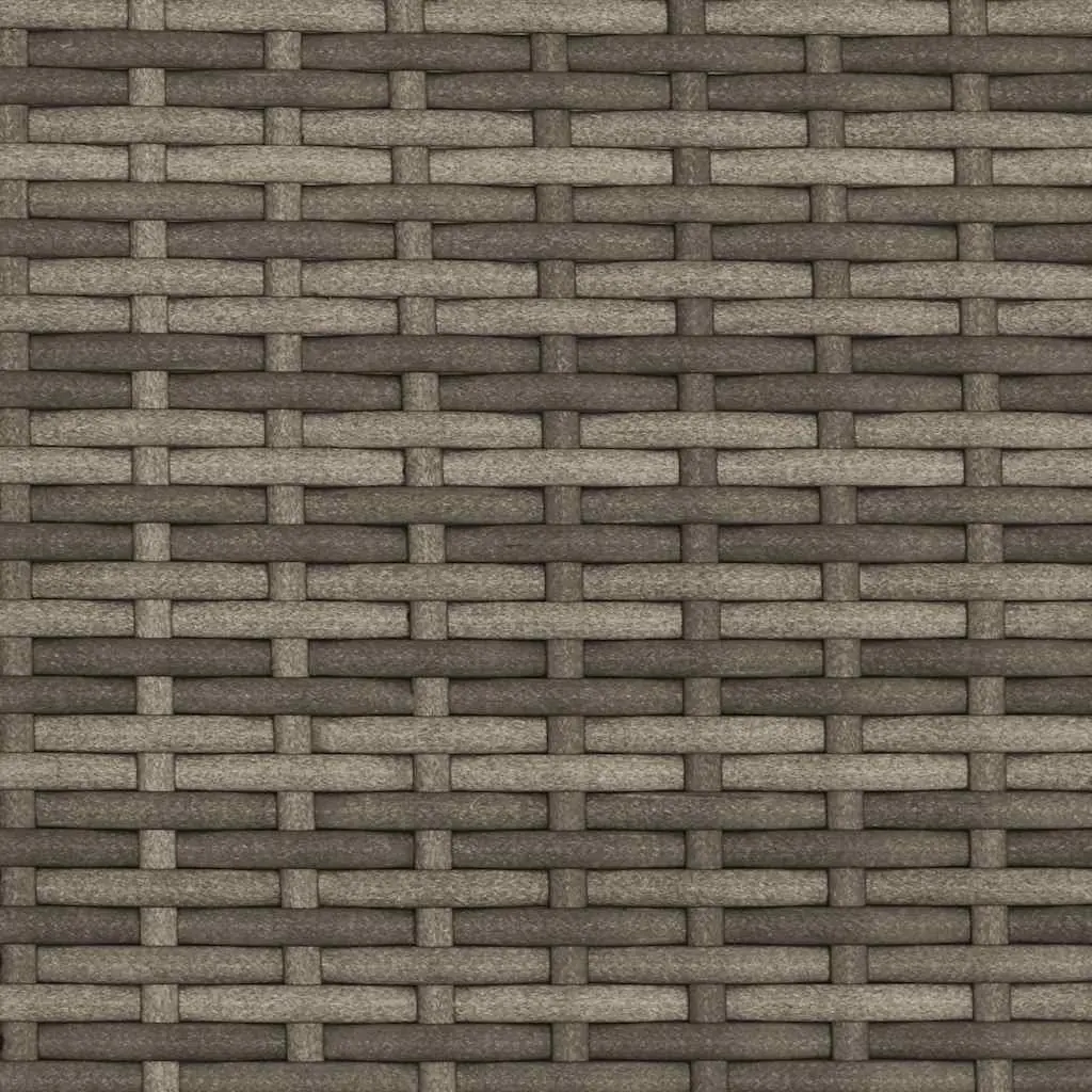 Grey Outdoor Garden Sofa with Canopy and Stools