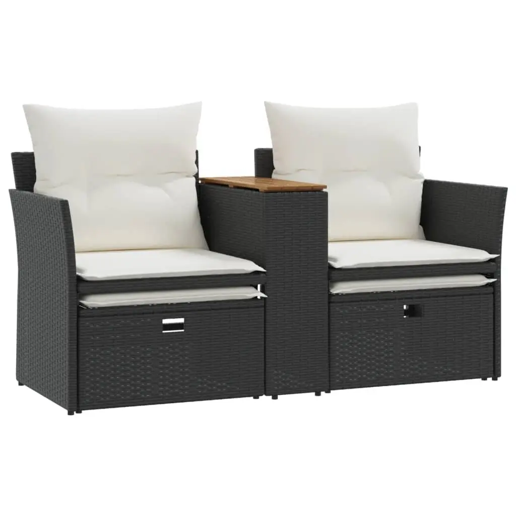 Outdoor Garden Sofa Set with Stools and Table