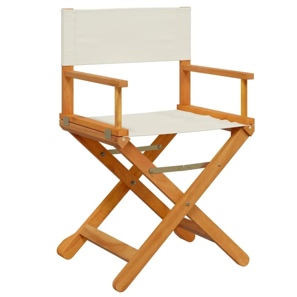 Folding Director Chairs 2 Pack in Cream