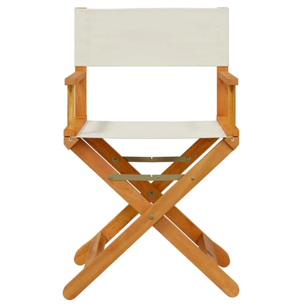 Folding Director Chairs 2 Pack in Cream