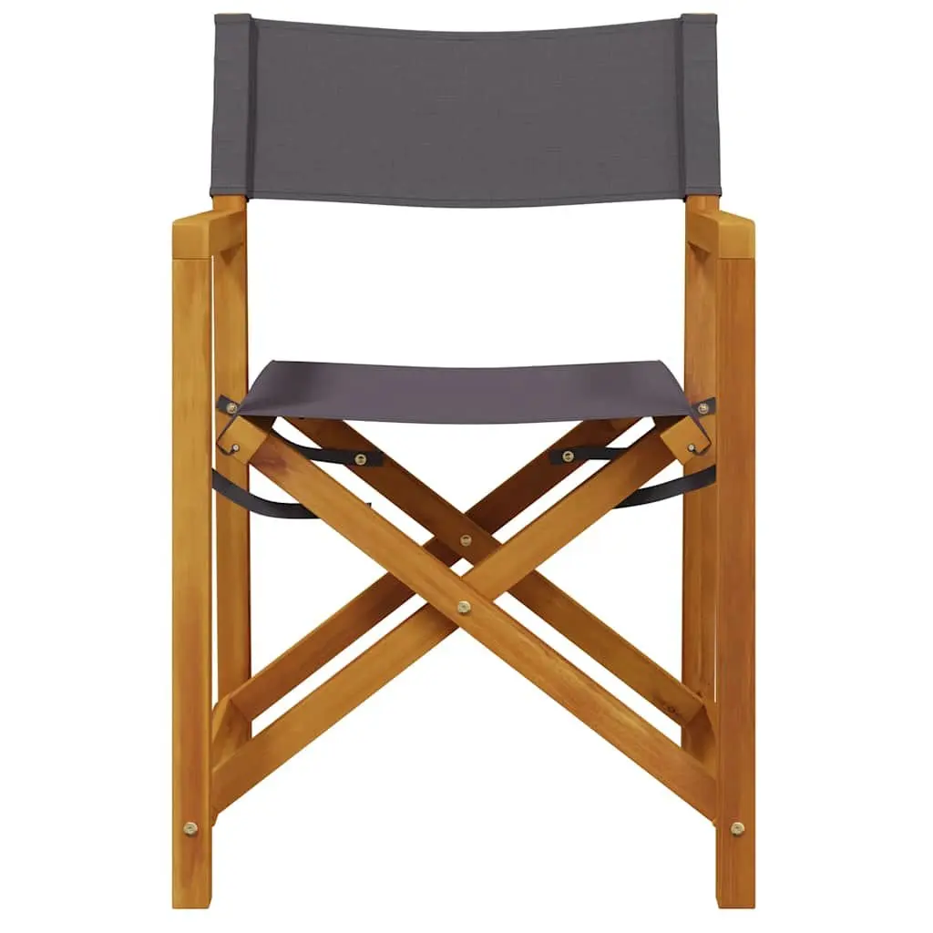 Folding Director Chairs 2 pcs for Outdoor Use