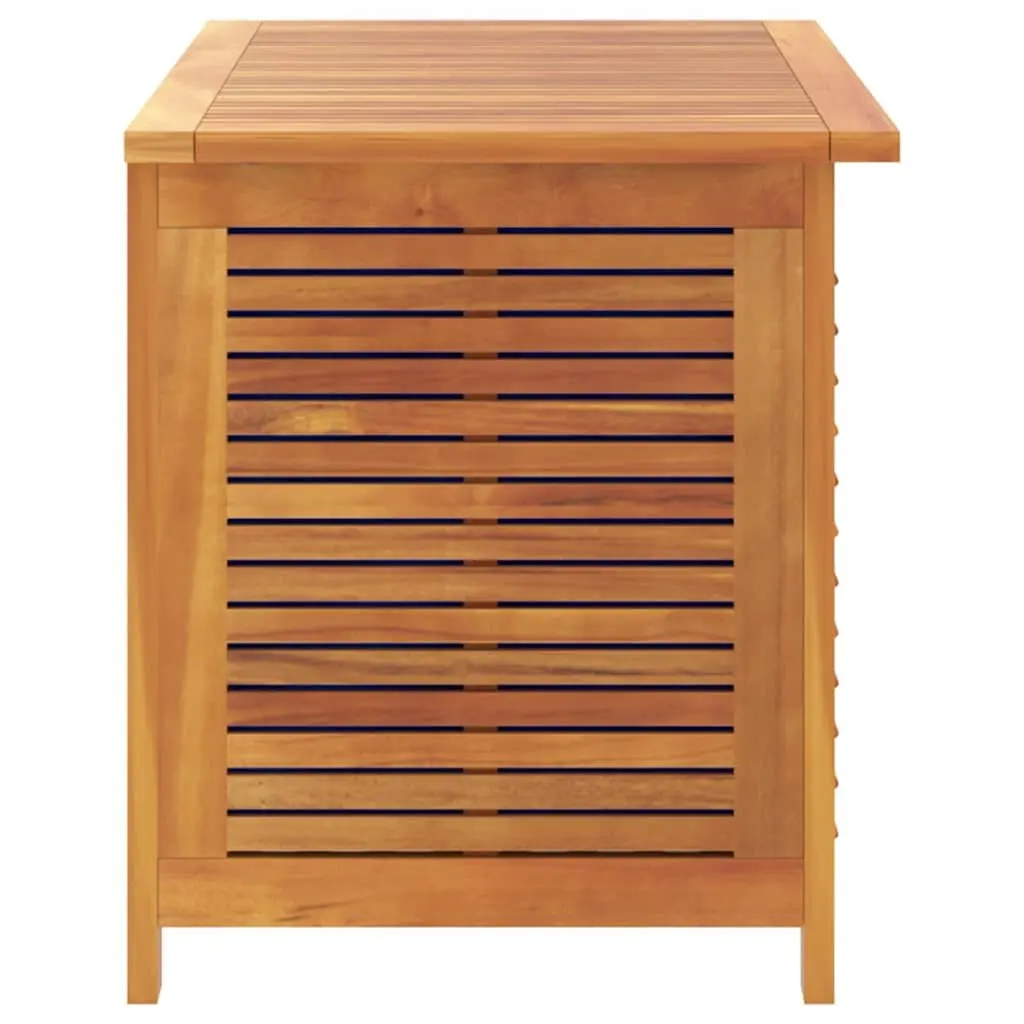 Garden Storage Box Solid Acacia Wood 90x50x56cm Brown