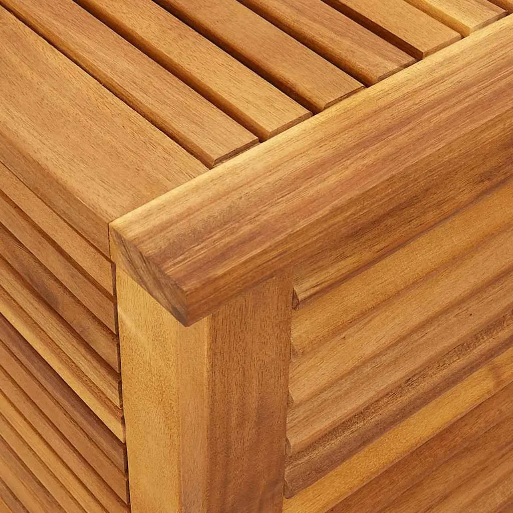 Garden Storage Box Solid Acacia Wood 90x50x56cm Brown