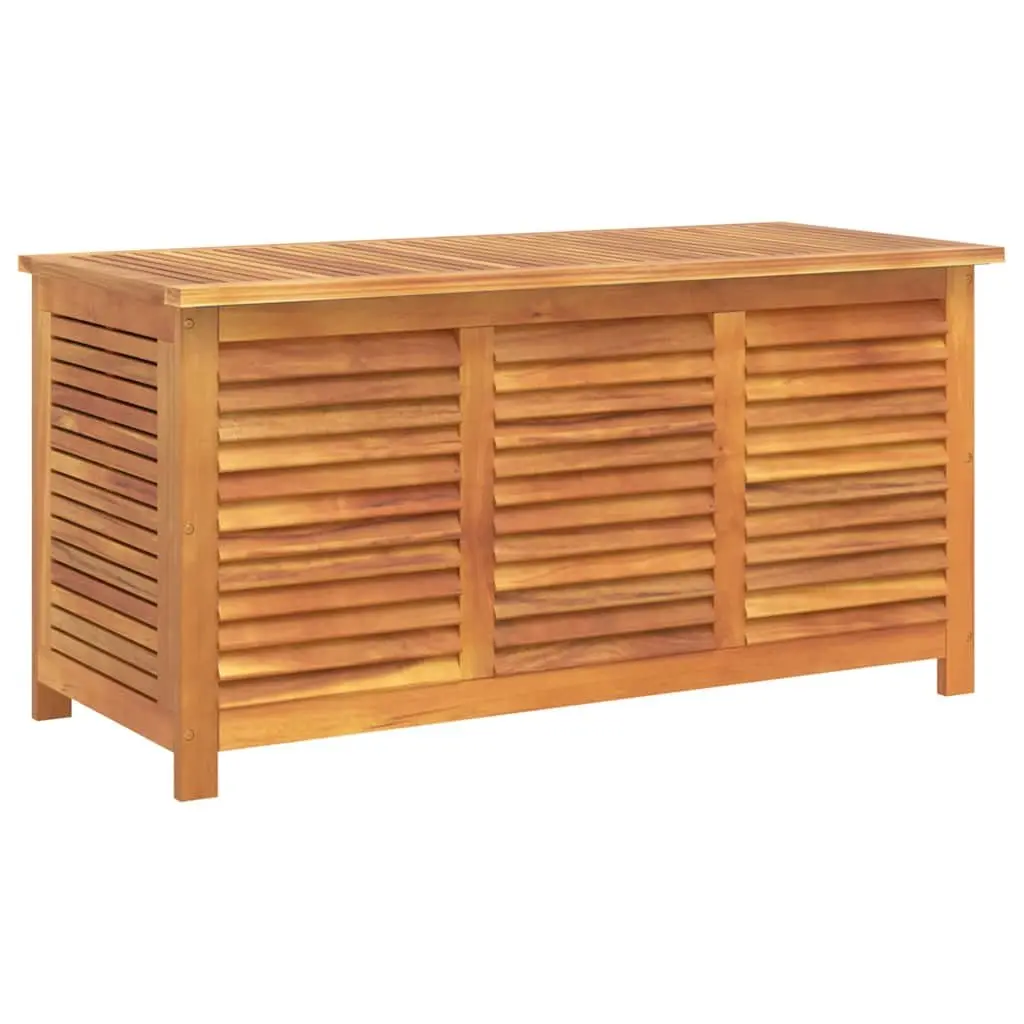 Solid Acacia Wooden Garden Storage Box for Outdoor Use
