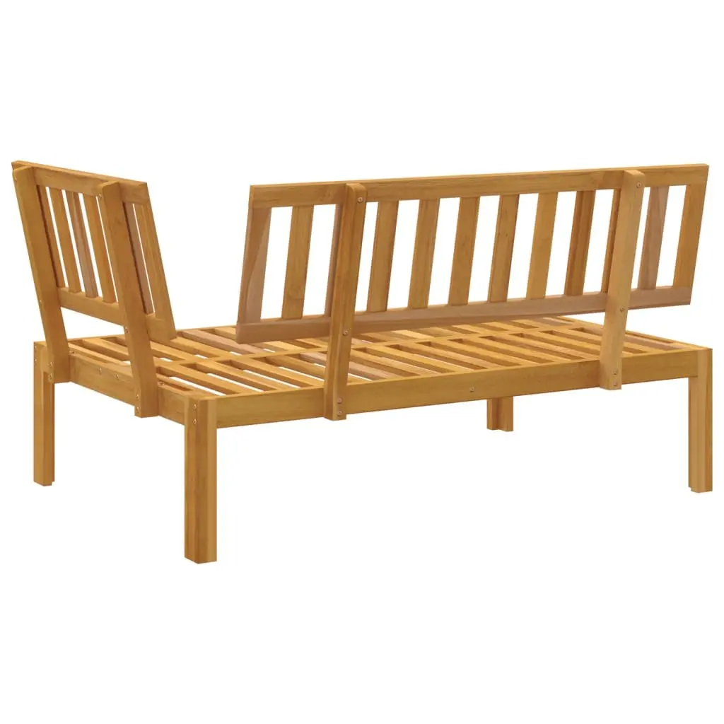 Pallet Corner Sofa Solid Acacia Wood Brown Outdoor Sectional Seating Modular Lounge Unit