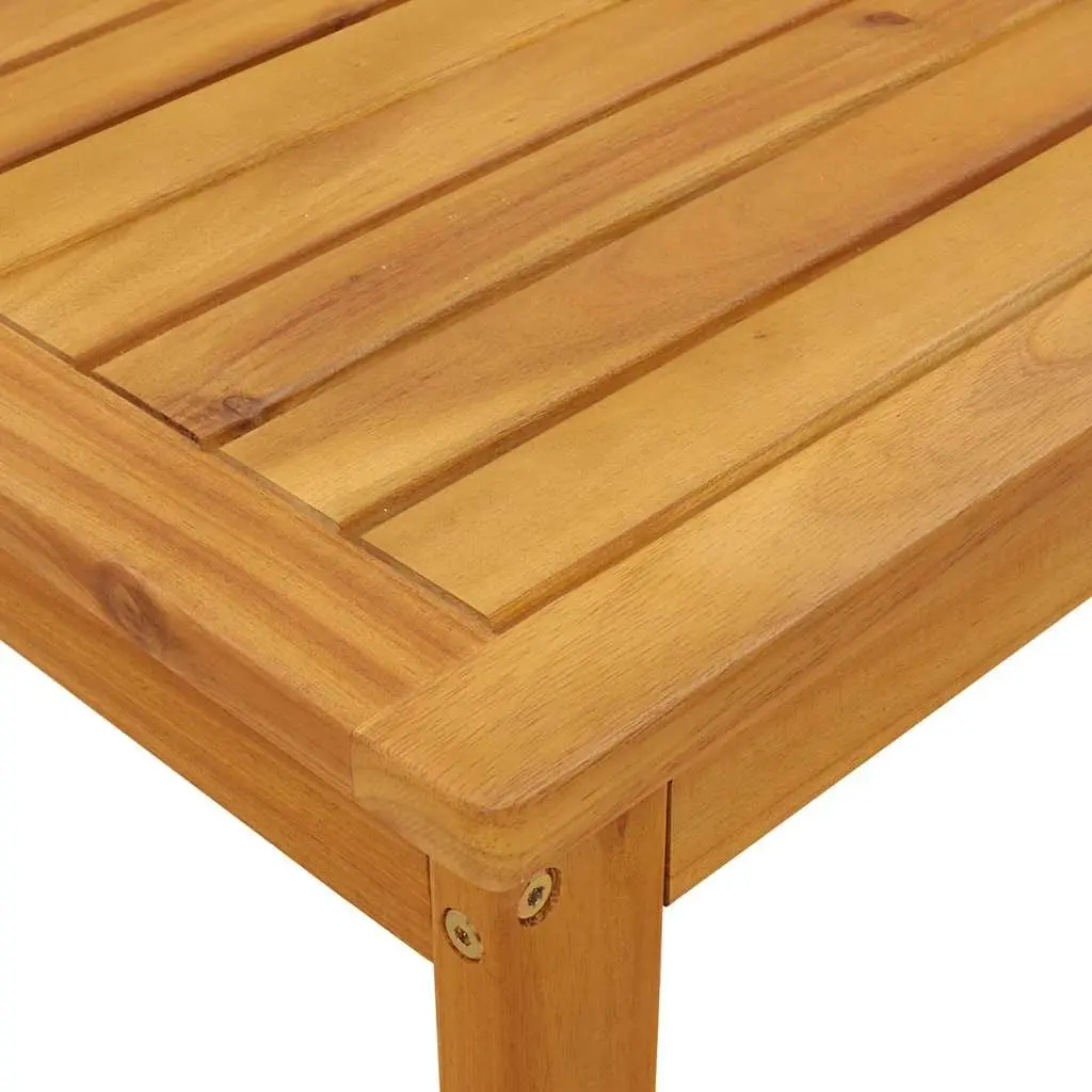 Solid Acacia Wood 3 Piece Balcony Set with Cushions