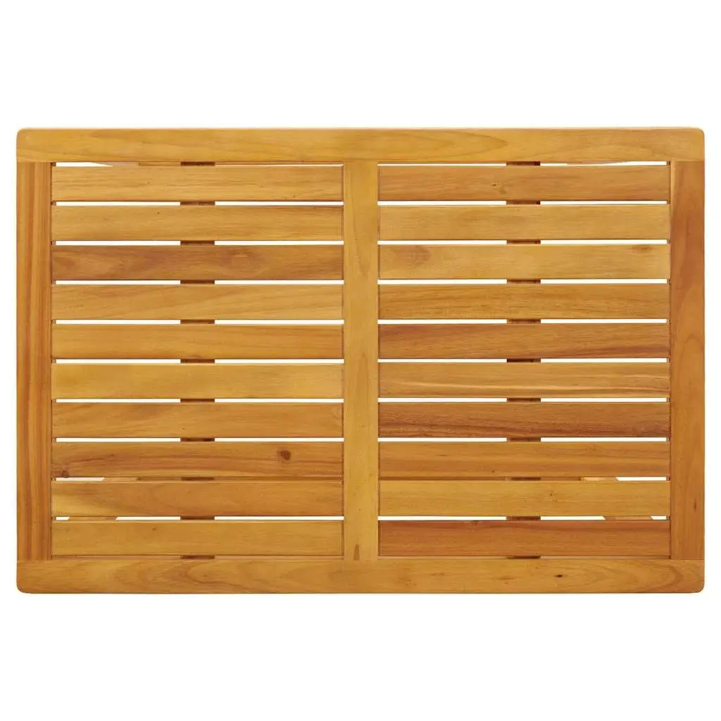 Solid Acacia Wood 3 Piece Balcony Set with Cushions