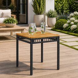 Premium Black Garden Table for Outdoor Use
