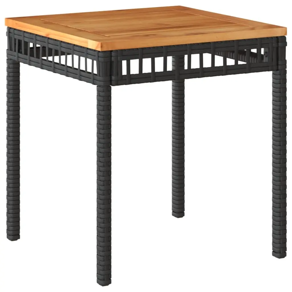 Black Garden Table for Outdoor Use