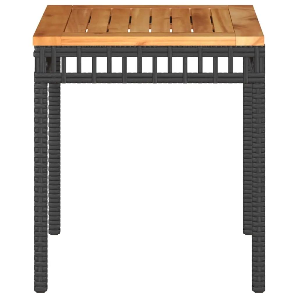 Black Garden Table for Outdoor Use