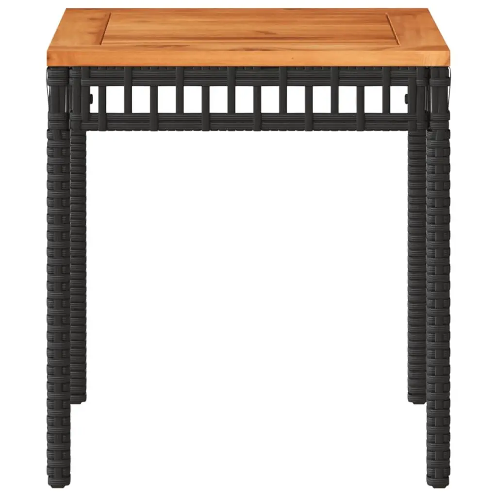 Black Garden Table for Outdoor Use