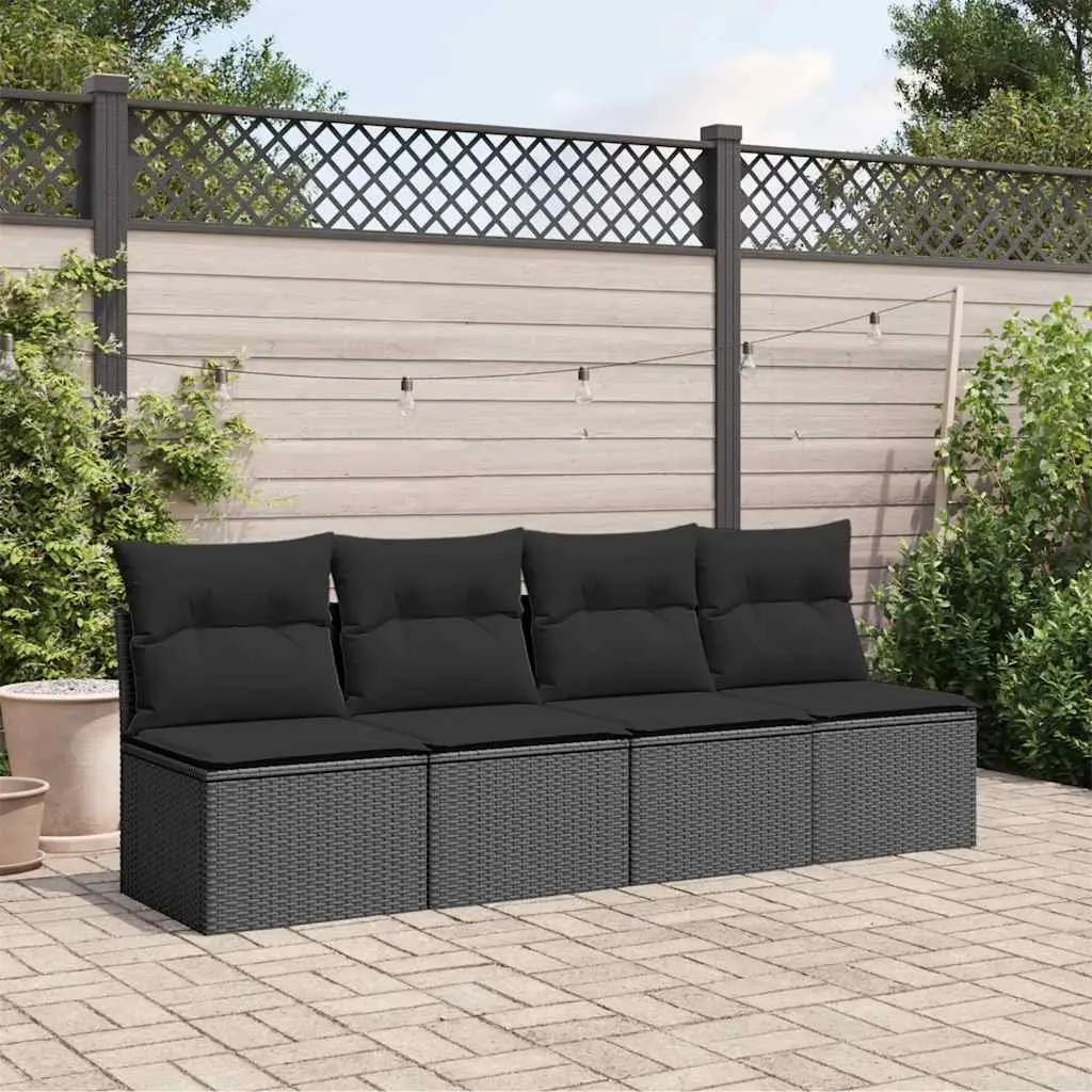 4-Seater Outdoor Garden Sofa with Cushions