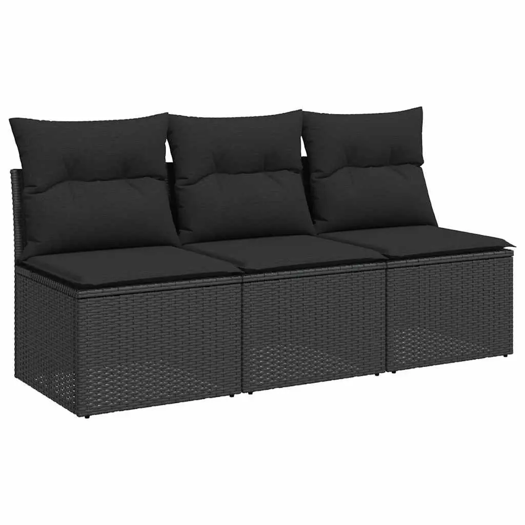 3-Seater Outdoor Garden Sofa with Cushions