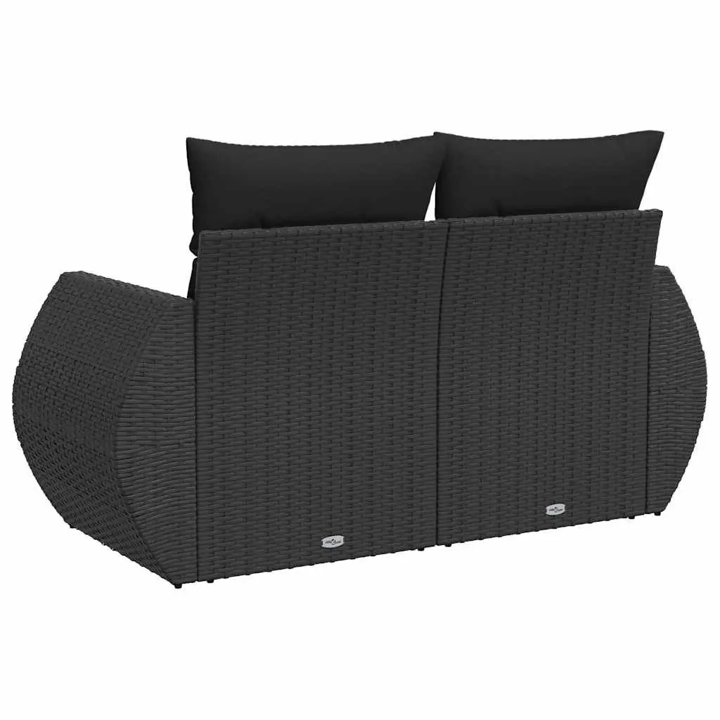 Outdoor Garden Sofa for Two with Cushions