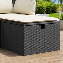 Durable Garden Stool with Storage and Cushioned Seat