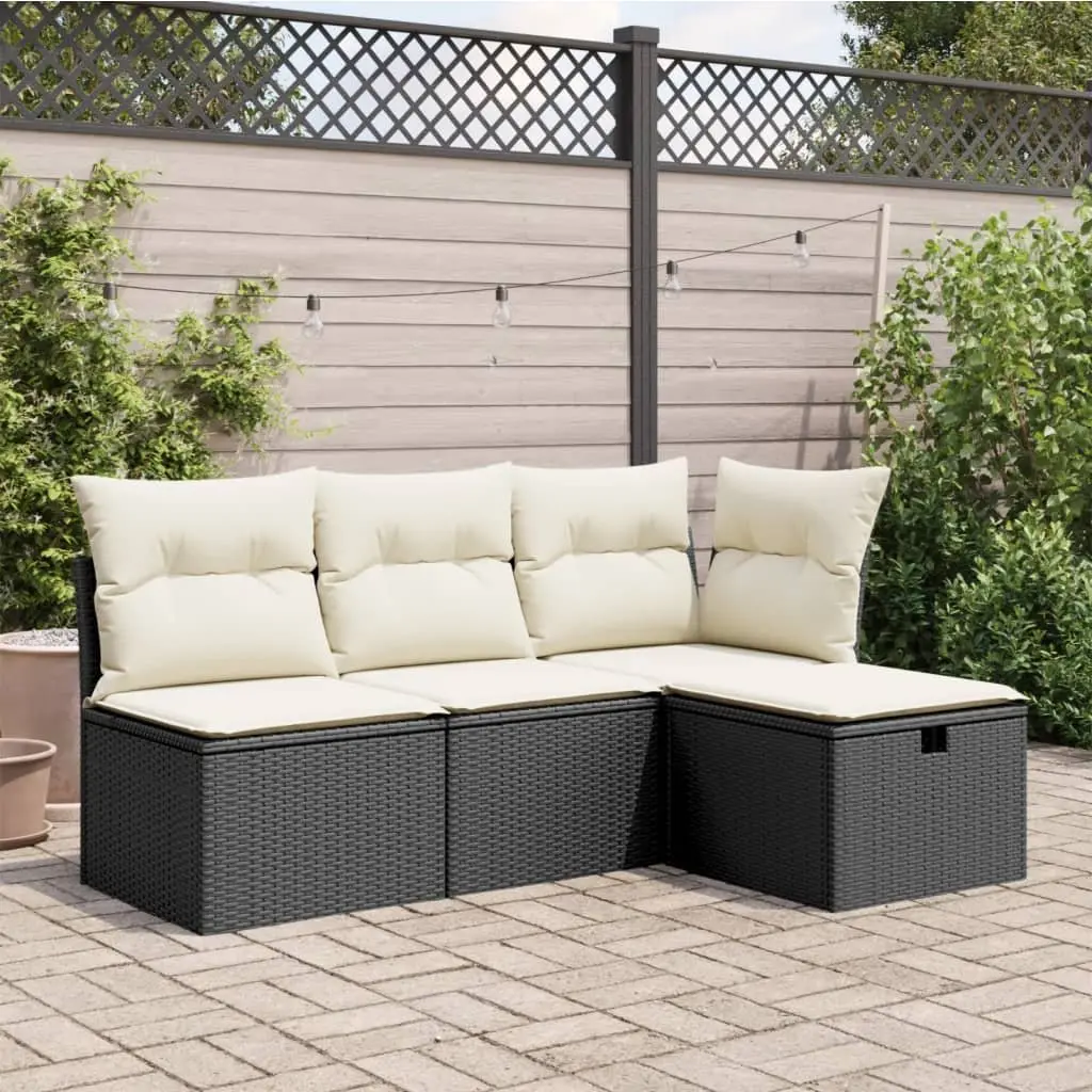 Garden Stool with Storage and Cushioned Seat