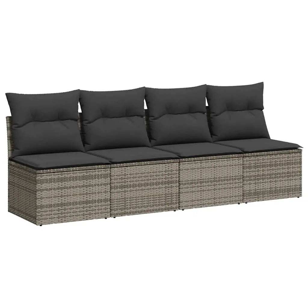 4-Seater Modular Garden Sofa with Cushions