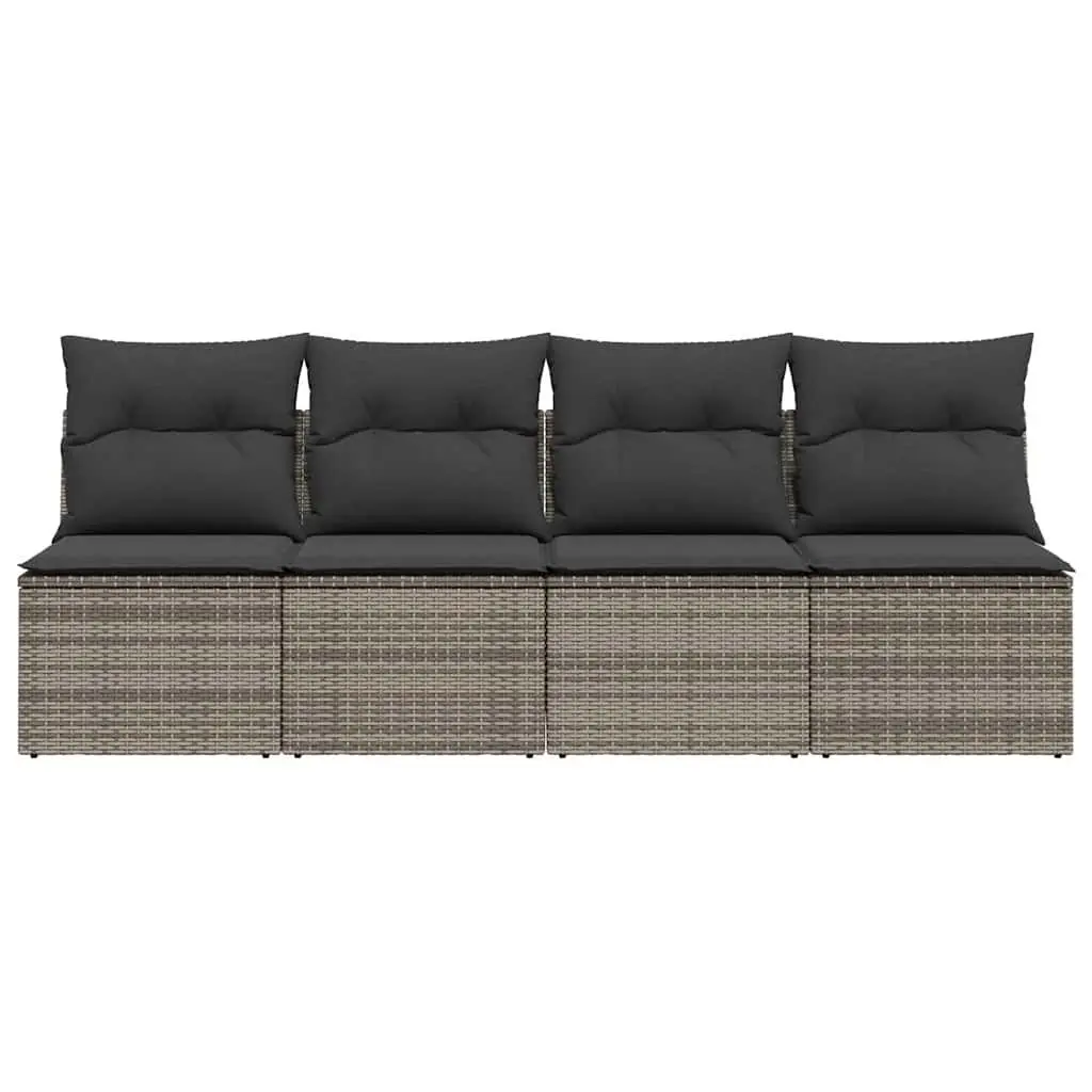 4-Seater Modular Garden Sofa with Cushions
