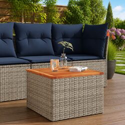 Durable Garden Table in Grey for Outdoor Spaces