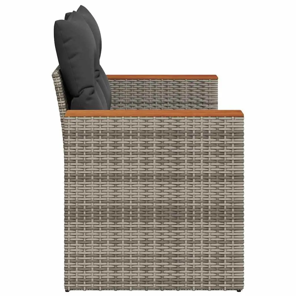Outdoor Garden Sofa 2-Seater with Cushions