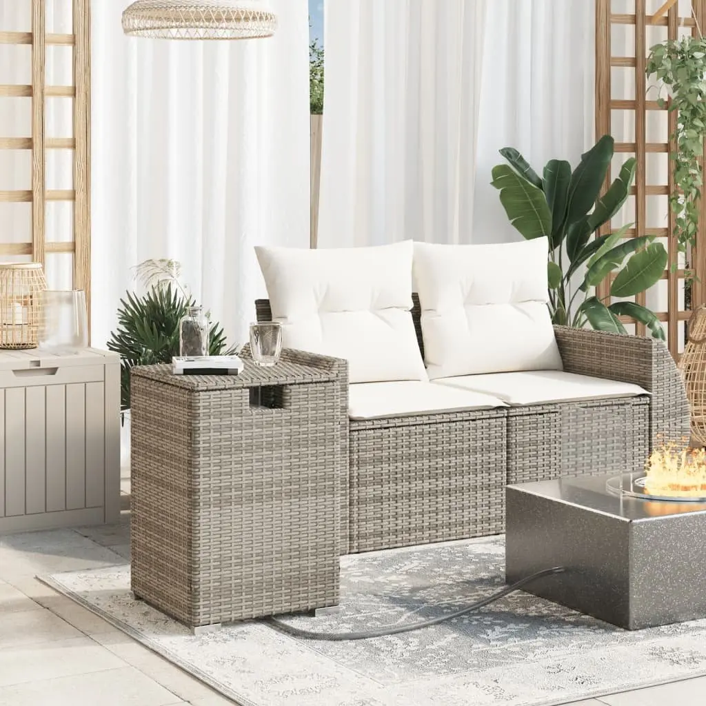 Grey Propane Tank Cover Table for Outdoor Use