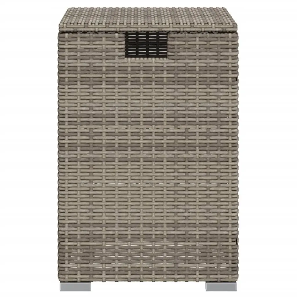 Grey Propane Tank Cover Table for Outdoor Use