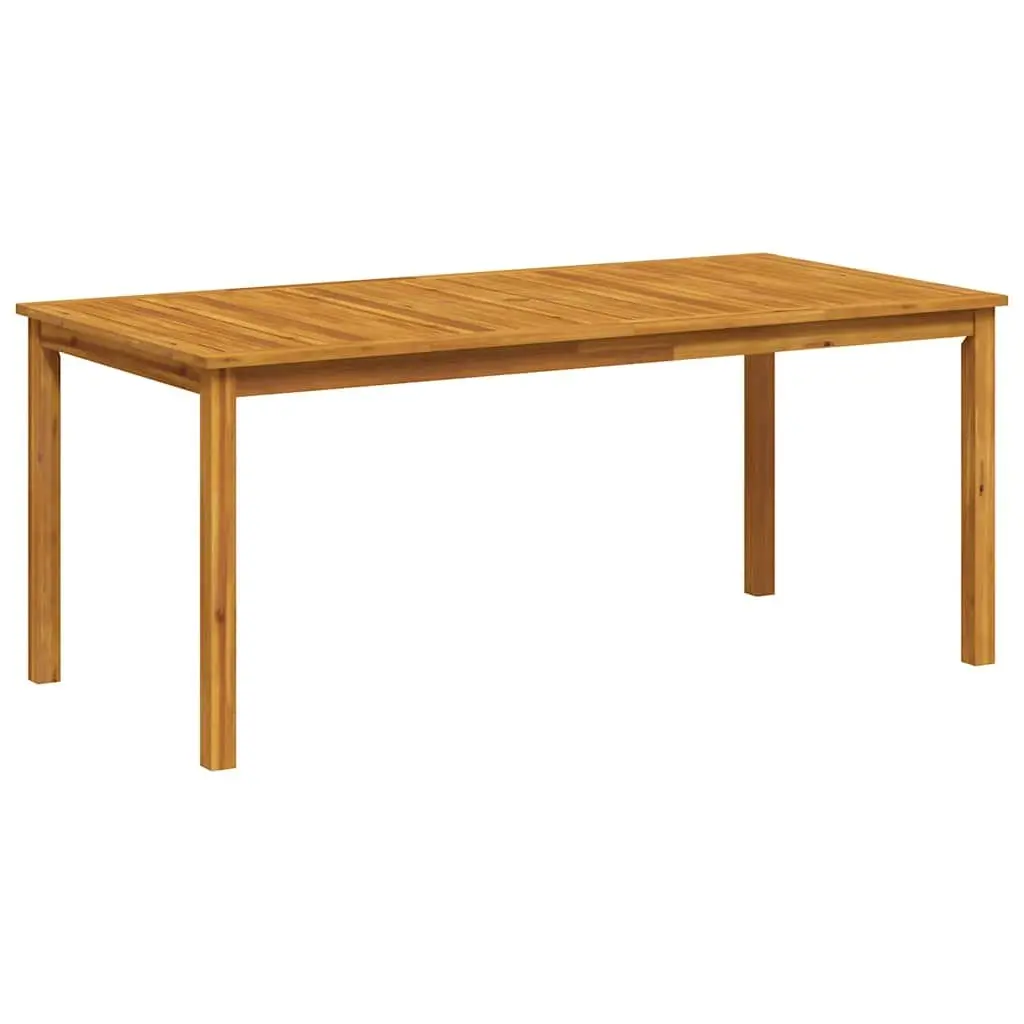Garden Furniture Outdoor Dining Table Acacia Wood Brown 180x90x75cm Solid Durable Top