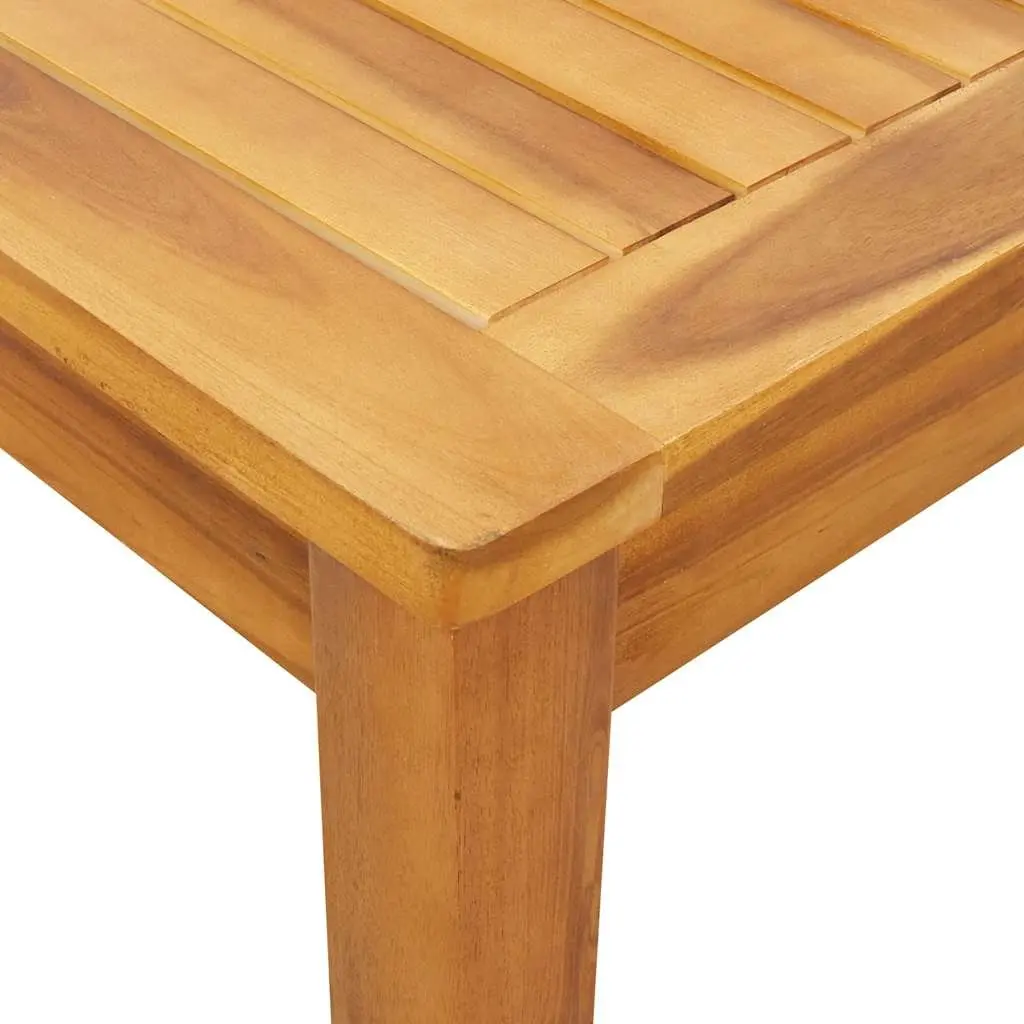Garden Furniture Outdoor Dining Table Acacia Wood Brown 180x90x75cm Solid Durable Top