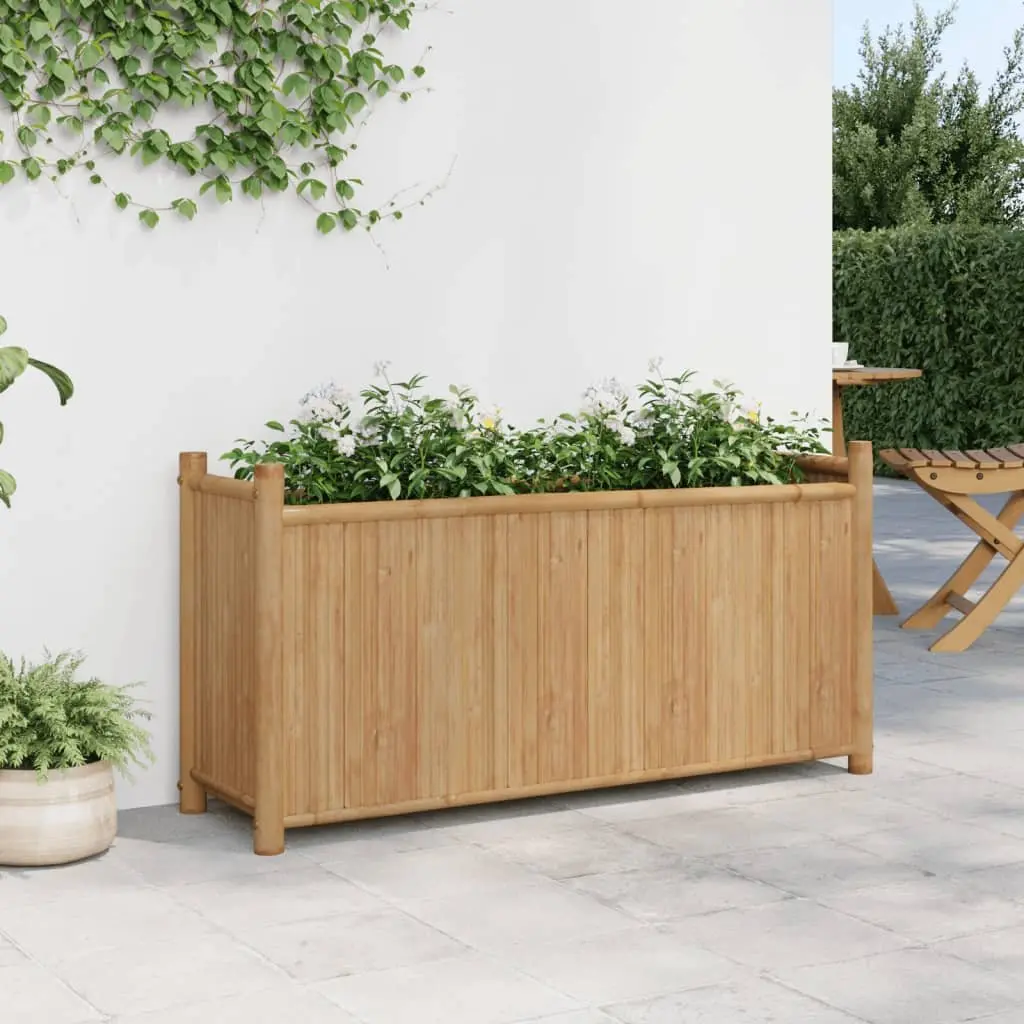 Bamboo Planter Box 100x30x50cm for Garden