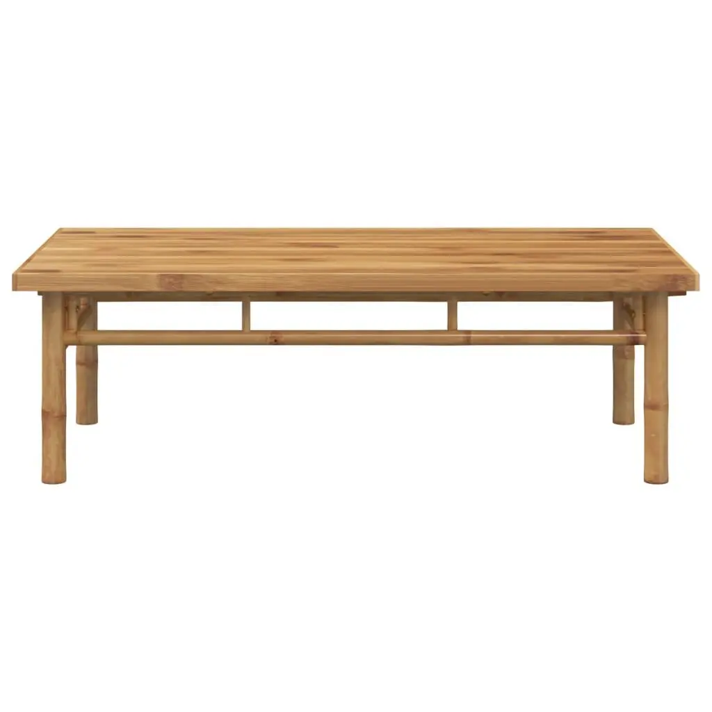 Bamboo Coffee Table 110x55x35 cm Brown Accent Table