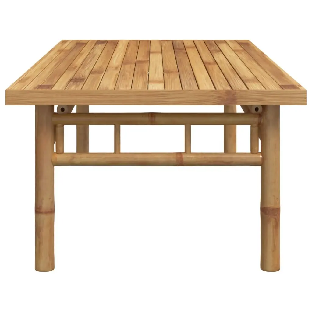 Bamboo Coffee Table 110x55x35 cm Brown Accent Table