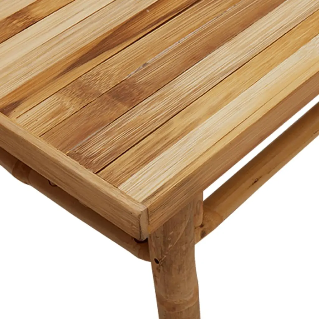 Bamboo Coffee Table 110x55x35 cm Brown Accent Table