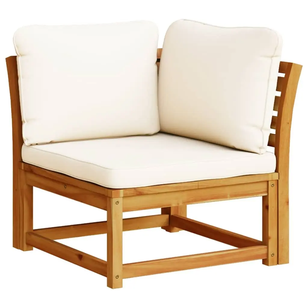 Outdoor Corner Sofa Unit in Solid Acacia Wood