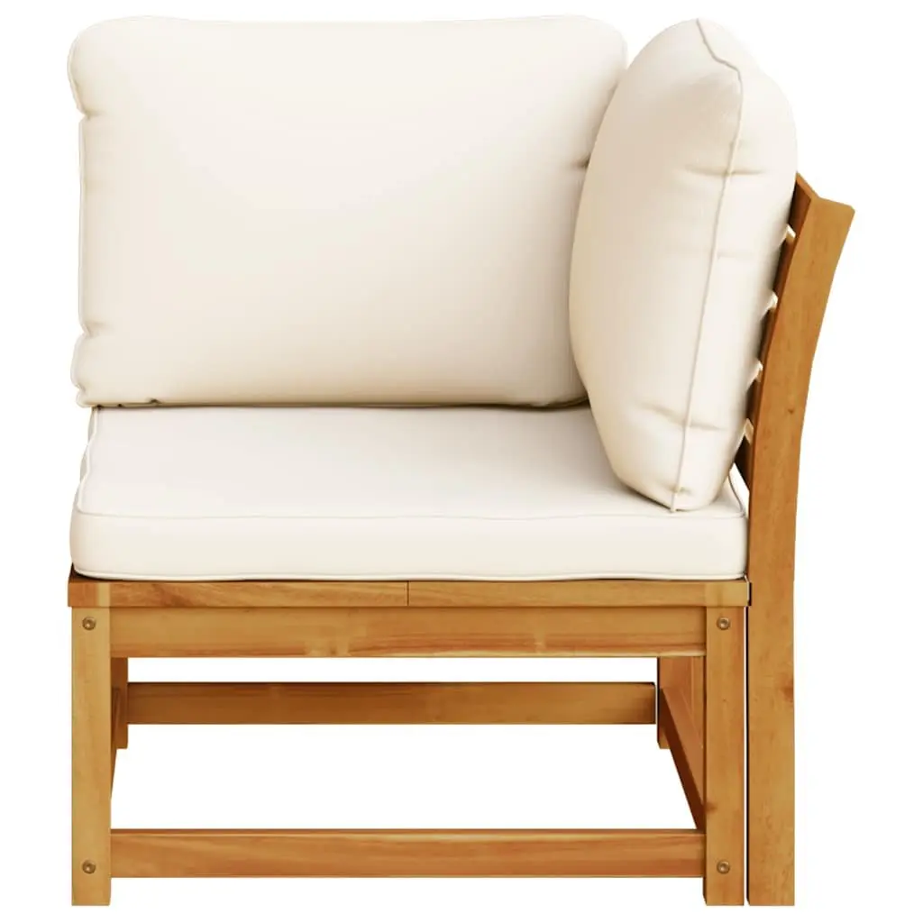 Outdoor Corner Sofa Unit in Solid Acacia Wood