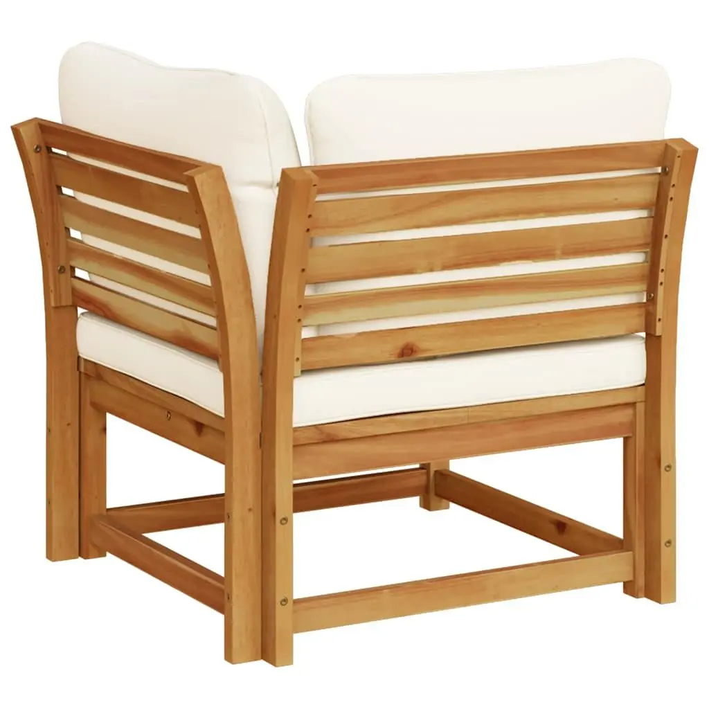 Outdoor Corner Sofa Unit in Solid Acacia Wood