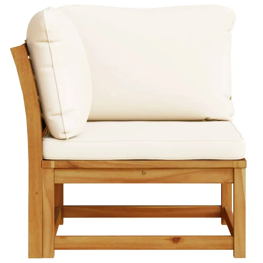 Outdoor Corner Sofa Unit in Solid Acacia Wood