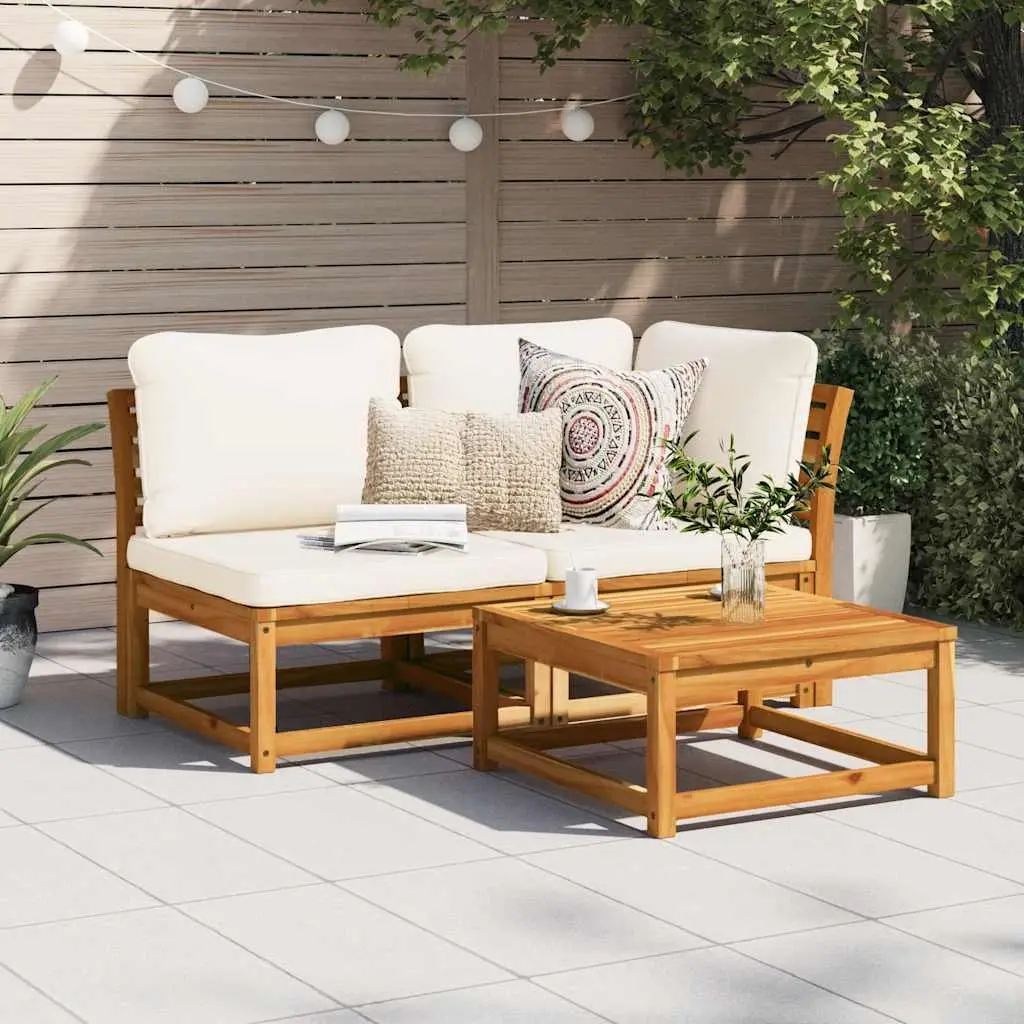 Outdoor 2-Piece Sectional Sofa Set in Brown
