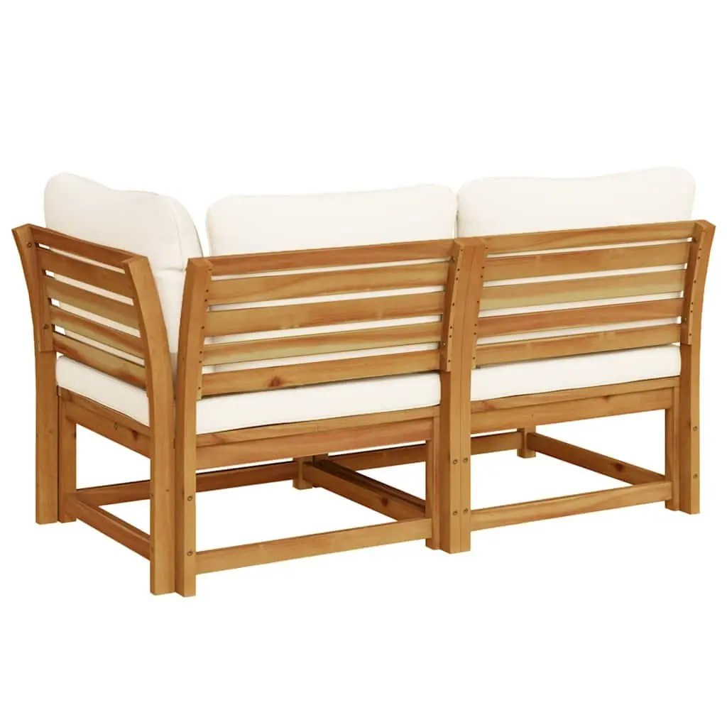 Outdoor 2-Piece Sectional Sofa Set in Brown
