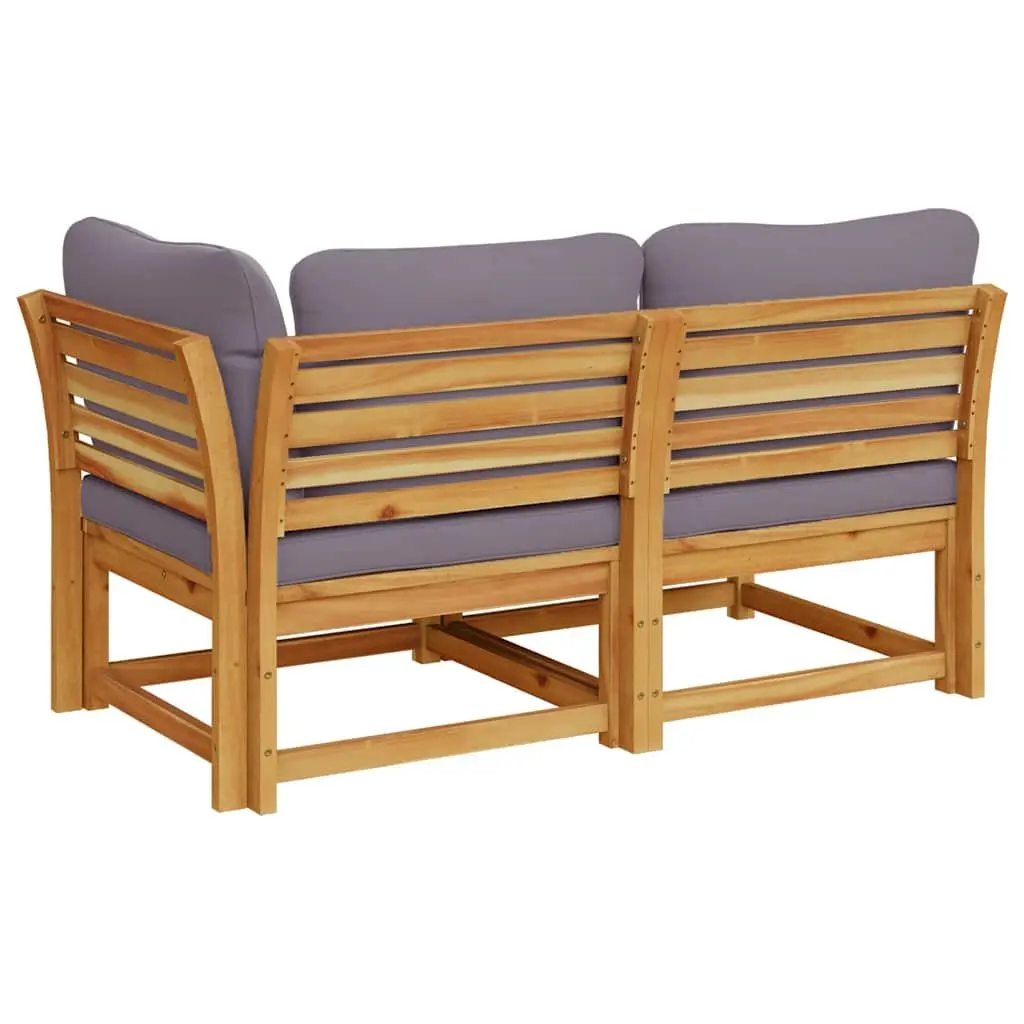2-Piece Outdoor Sectional Sofa Set with Cushions