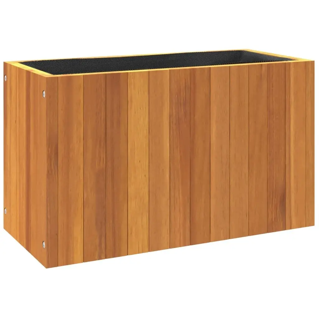 Acacia Wood Garden Planter for Flowers